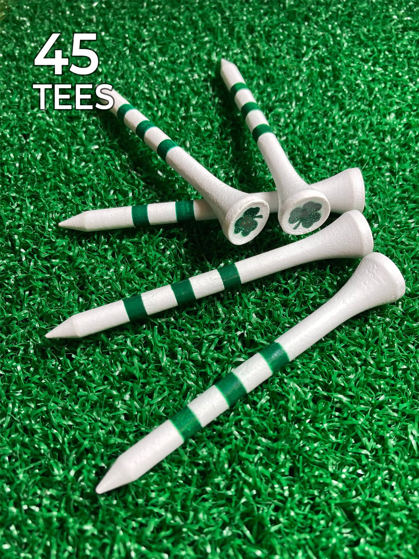 PrideSports Special Edition Wood Golf Tees- 45ct