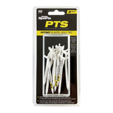 PTS Offset Plastic Golf Tee 2-3/4" Packaging