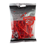 Bag of red pts step tees tee packaging.