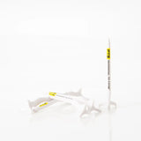 Five PTS Offset Plastic Yellow Tee