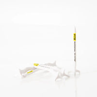 Five PTS Offset Plastic Yellow Tee