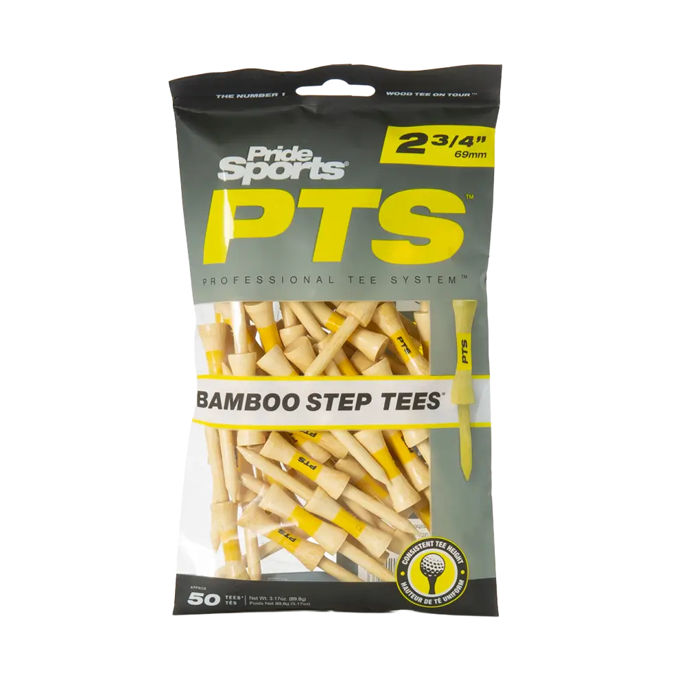 2-3/4" PTS bamboo tee packing.