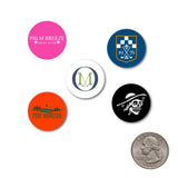 Quarter Size Plastic Golf Ball Markers