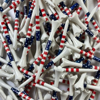 3-1/4" Pride Performance® Golf Tees in Stars and Stripes Print.