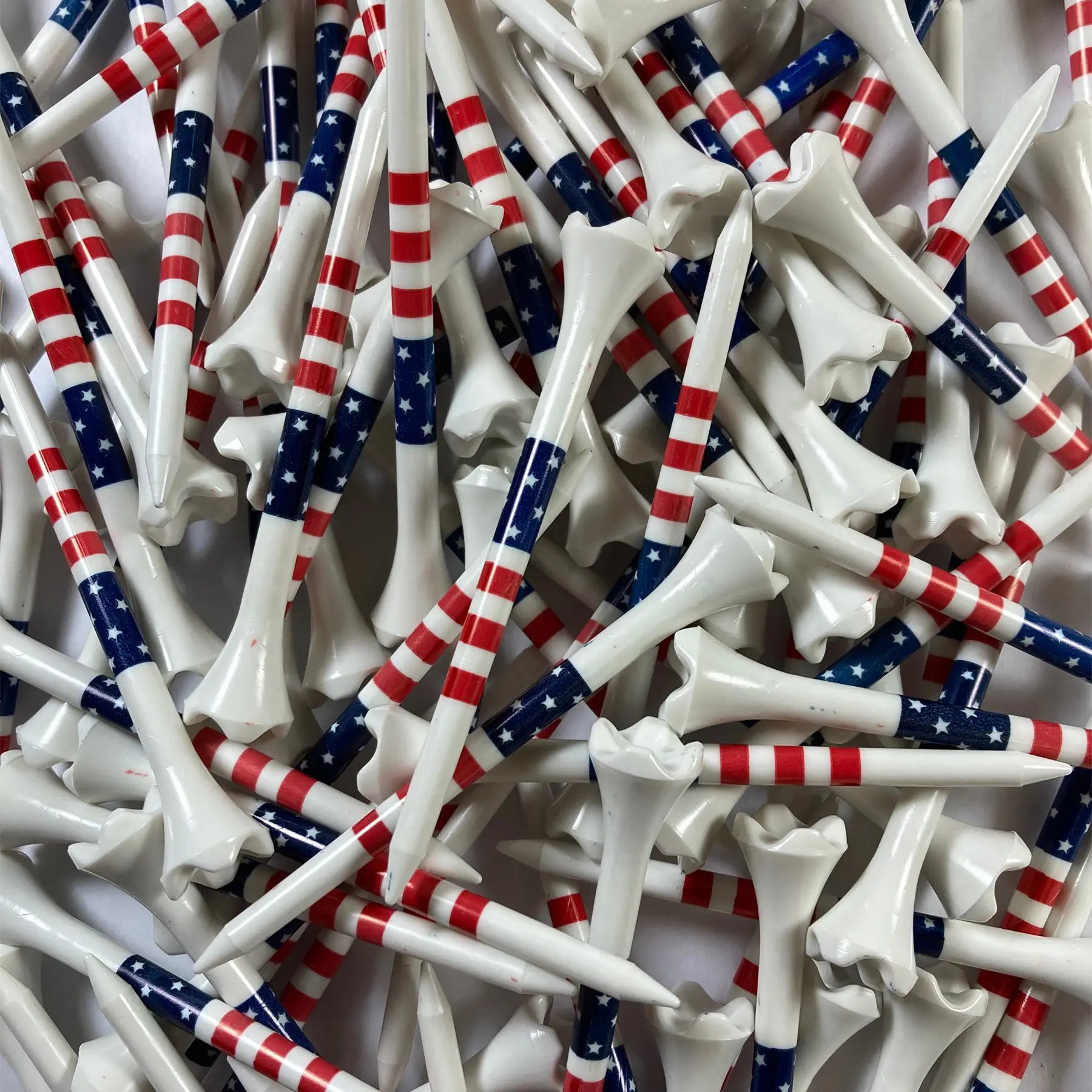 3-1/4" Pride Performance® Golf Tees in Stars and Stripes Print.