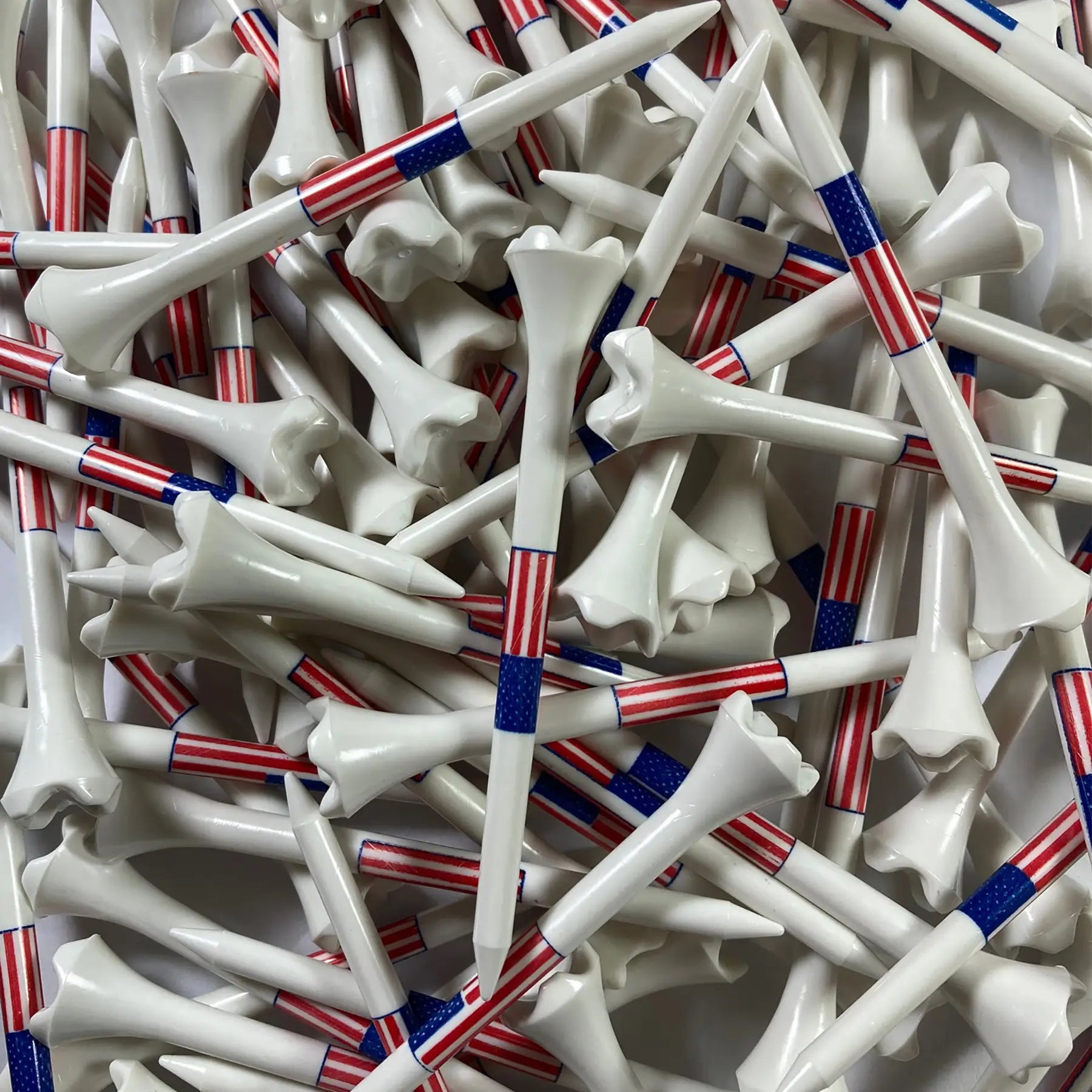 3-1/4" Pride Performance® Golf Tees in American Flag Print.