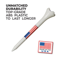 2 ¾" Pride Performance® American Flag Golf Tees