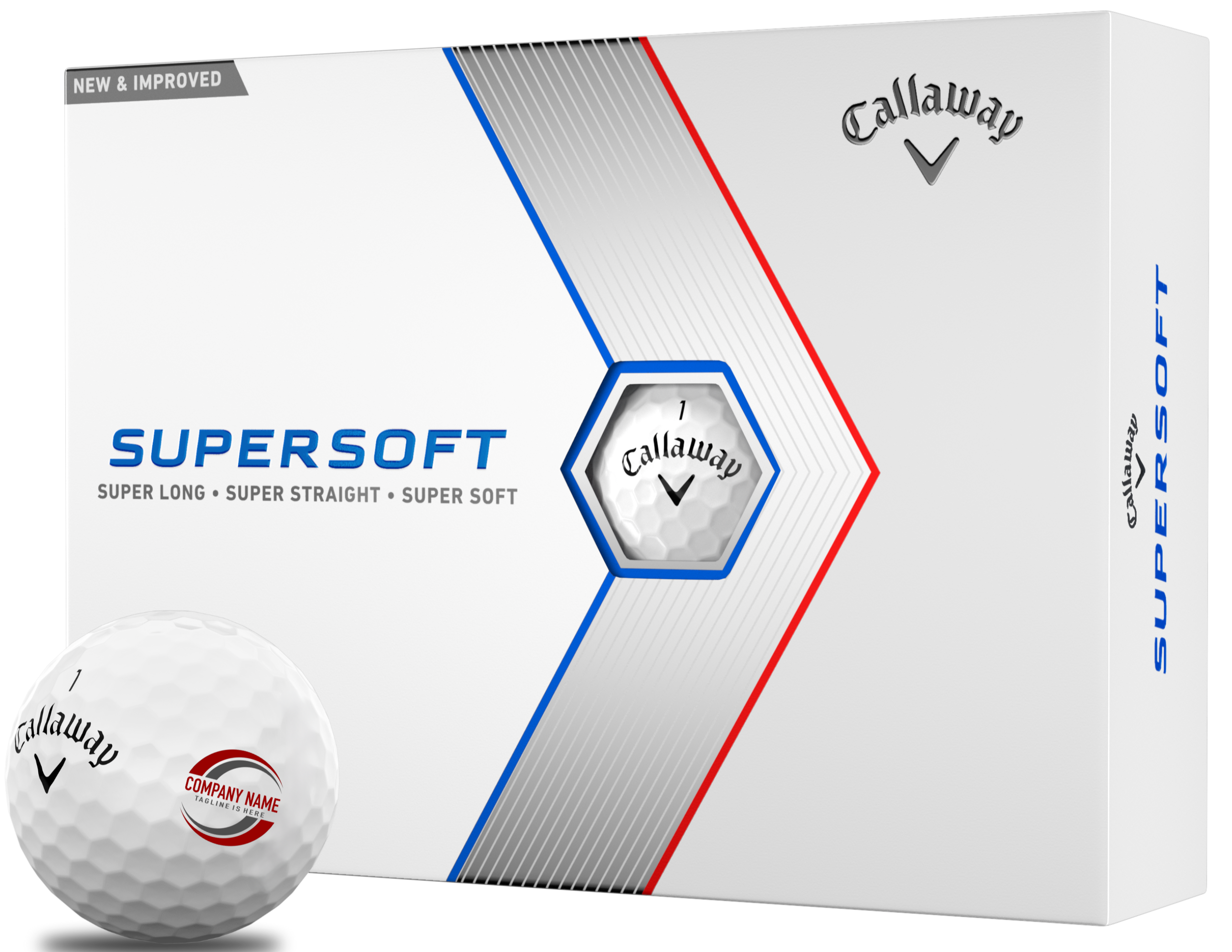 Callaway Supersoft - Custom Logo Imprint