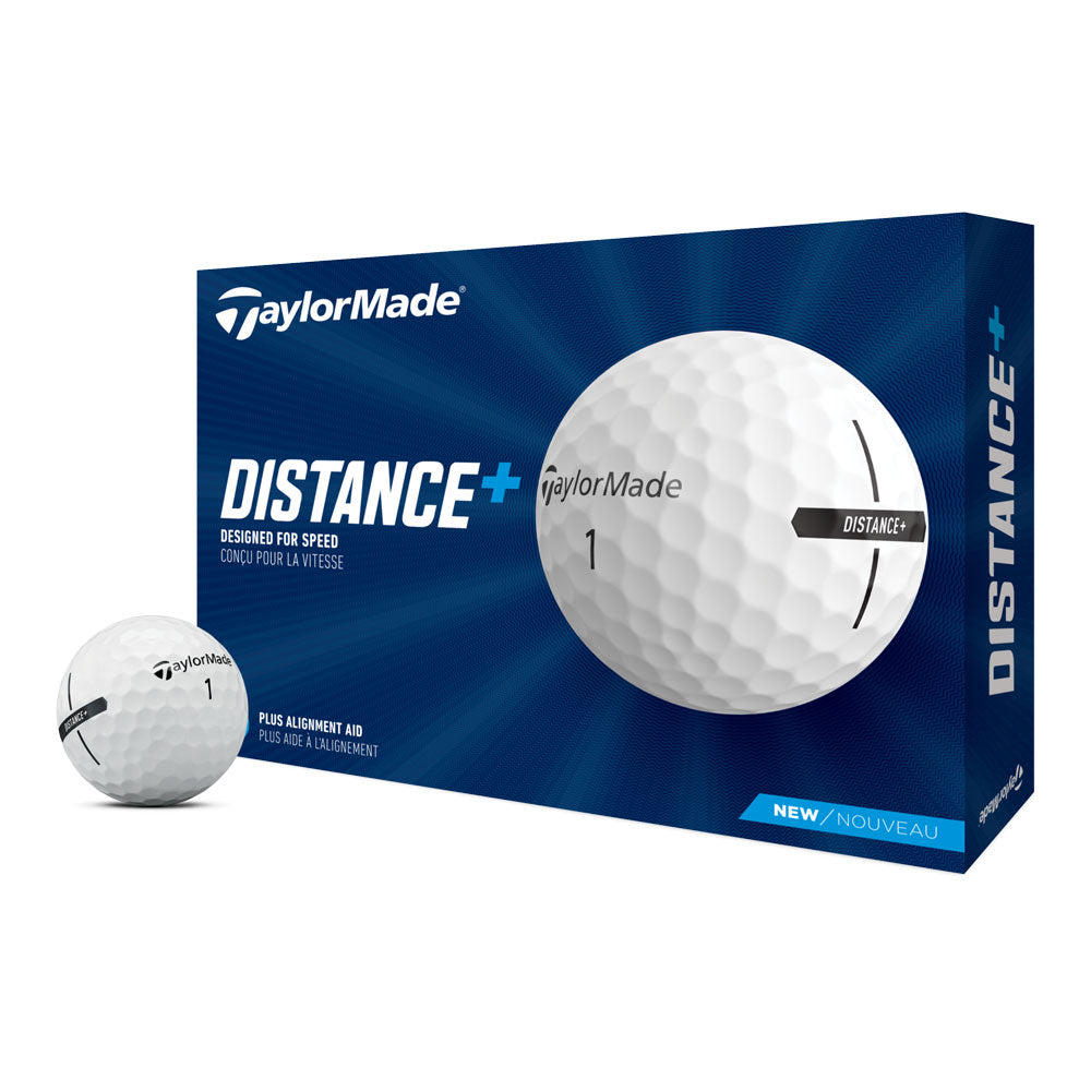 TaylorMade Distance + Double Dozen Golf Ball - Plain
