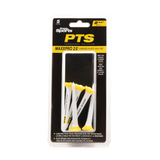 PTS 2-3/4" packaging with 2-3/4" tees next to the package. 