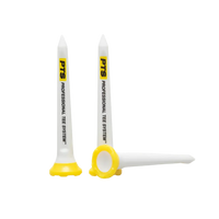 Three 2-3/4" tees laying by one another. 