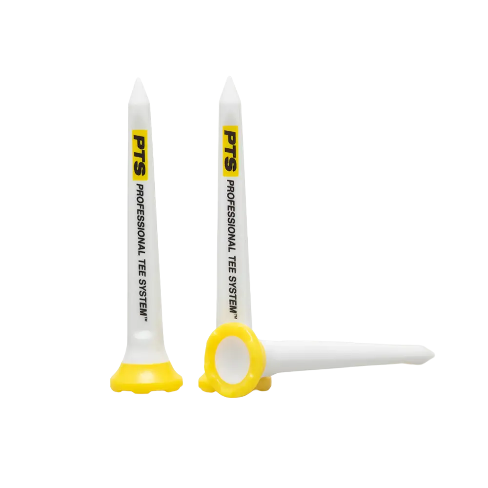 Three 2-3/4" tees laying by one another. 