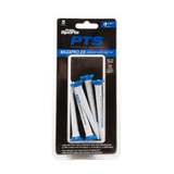 PTS 3-1/4" packaging with 3-1/4" tees next to the package. 