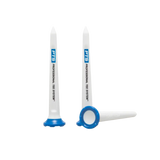 Three 3-1/4" tees stacked by one another. 