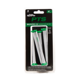 PTS 4" packaging with 4" tees next to the package. 