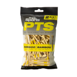 Pride Sports PTS bamboo tees with yellow stripes packaging. 