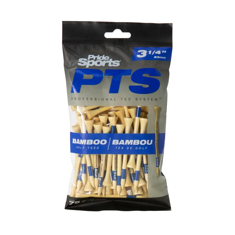Pride Sports PTS bamboo tees with blue stripes packaging. 