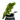 A green plush crocodile peeks from a golf bag, alongside a golf club.