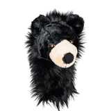 A black bear-shaped golf club head.
