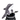A dolphin-shaped golf club head cover sitting in a golf bag, with a club peeking out.
