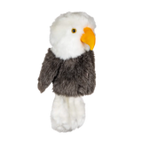 An eagle-shaped golf club head cover.