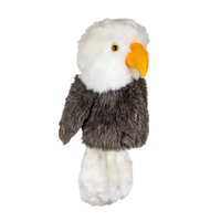 An eagle-shaped golf club head cover.