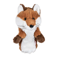 A fox-shaped golf club head cover.