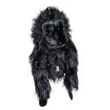 A gorilla-shaped golf club head cover.
