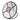 Practice chipping net with a smalelr center circle in red on a white background