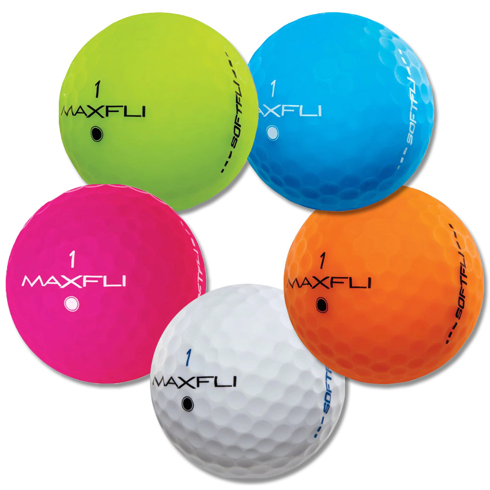 Maxfli Softfli Matte Pink Golf Balls - Plain