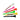 Six 2 3/4" Personalized Pride Performance® Golf Tees fanned out. 