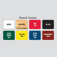 Golf Pencil Color Options