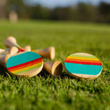 Honors Bamboo Combo Pack - 40 2 ¾" Tees, 10 1 ½" Tees, and 3 Ball Markers - Sunrise Gradient