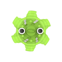Front angle of green Pivix Golf Spikes