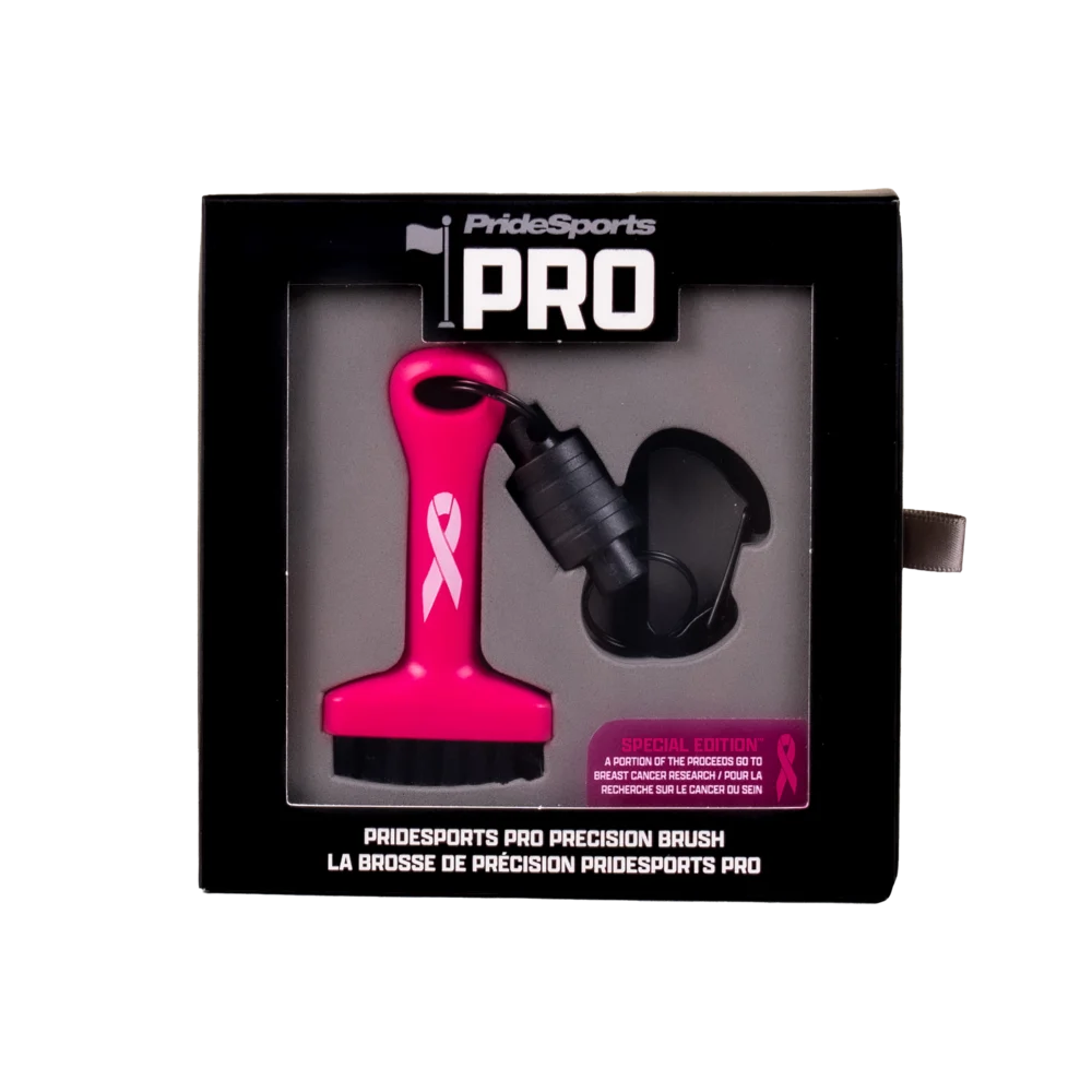PrideSports PRO Precision Brush - Breast Cancer Awareness Ribbon