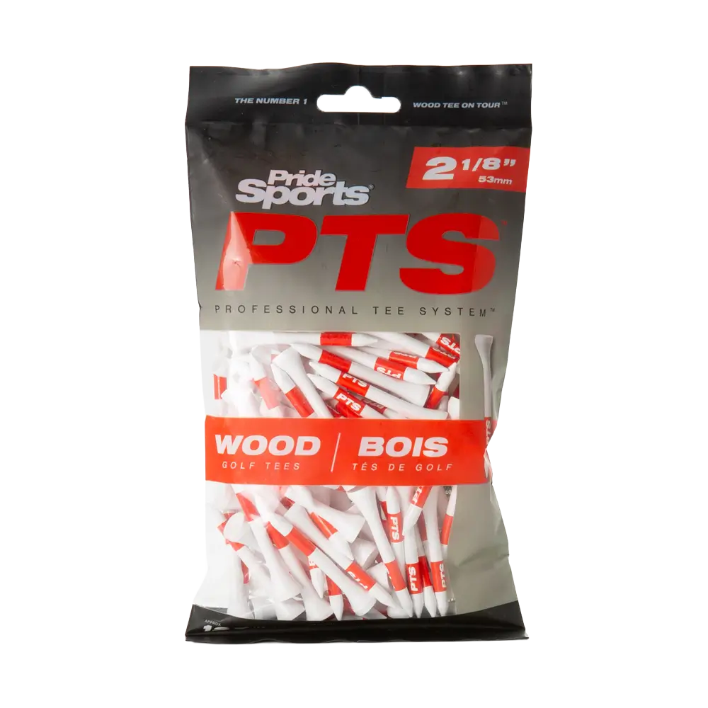 Package of 120 white golf tees with red 'ShorTEE' branding.