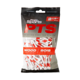 Package of 120 white golf tees with red 'ShorTEE' branding.