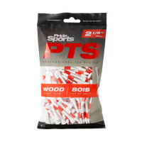 Package of 120 white golf tees with red 'ShorTEE' branding.