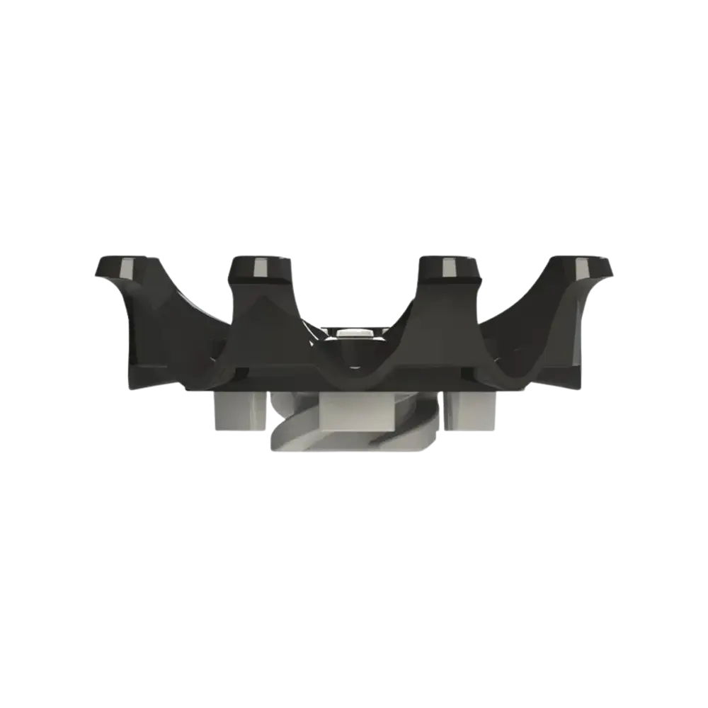 Side angle of black Pulsar Golf Spikes