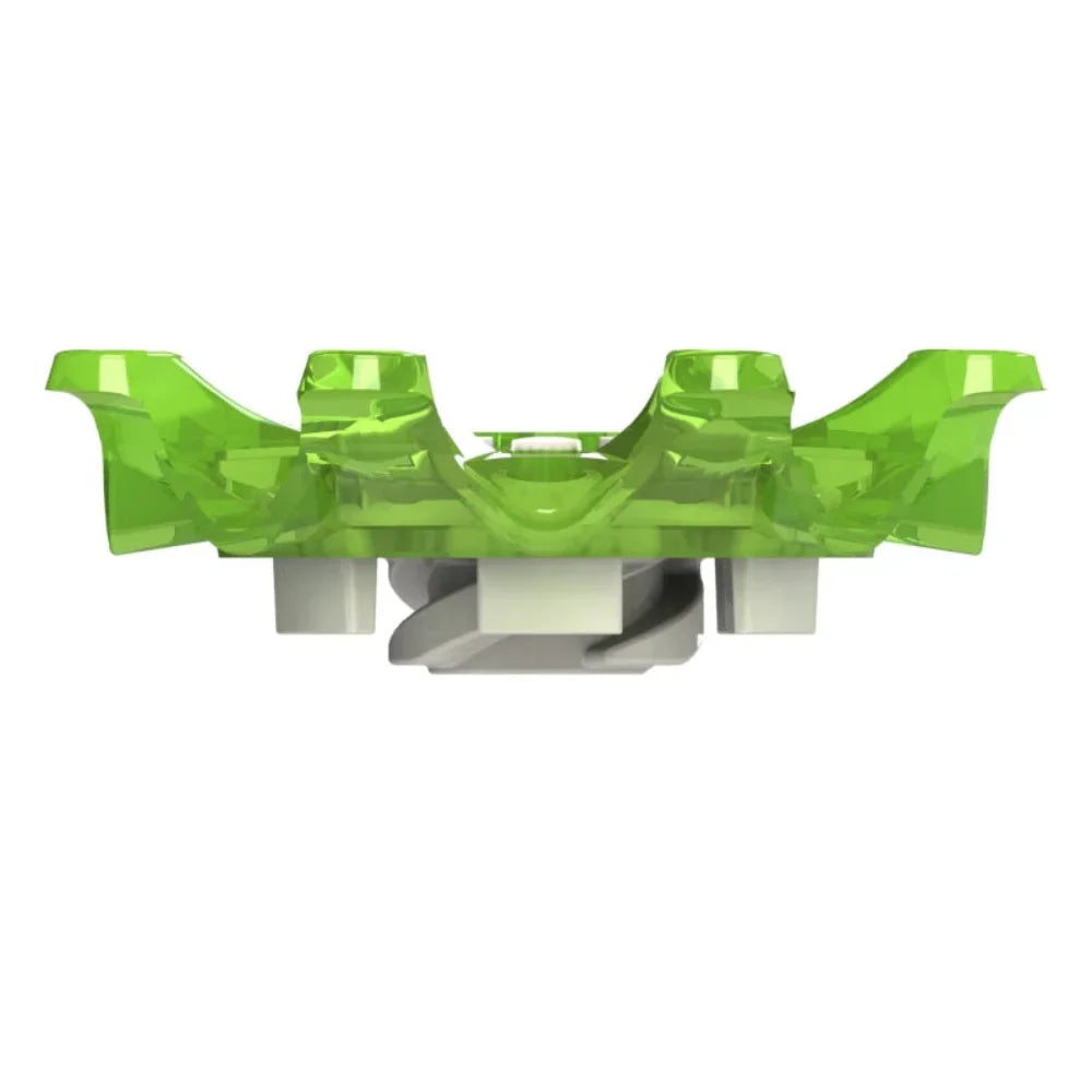 Side angle of slime green Pulsar Golf Spikes