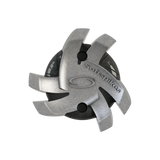 Front angle of silver Tornado Golf Spike