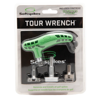 Packaging of the softpikes tour wrench kit. 