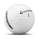 TaylorMade golf ball on a white background