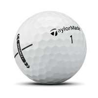 TaylorMade golf ball on a white background