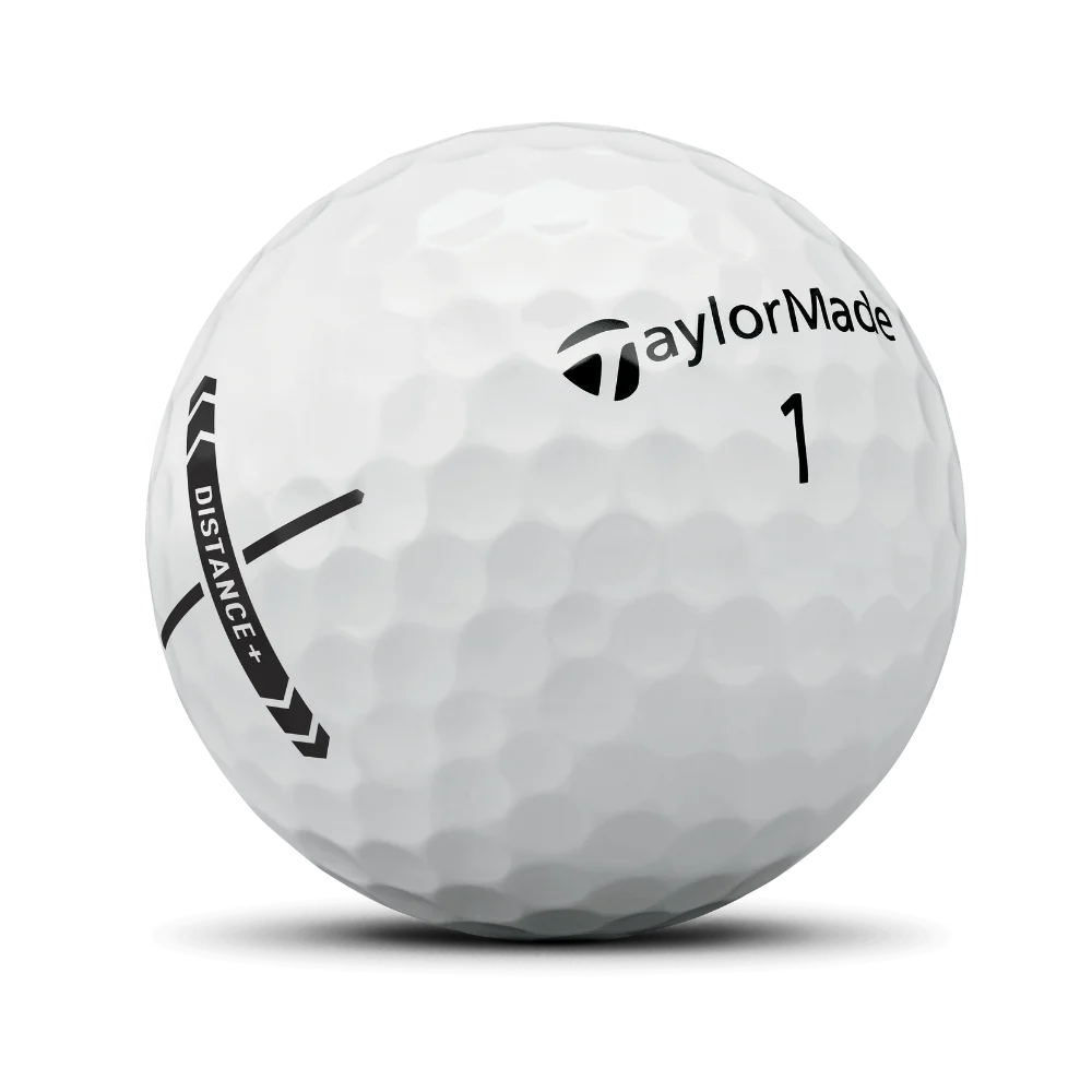 TaylorMade golf ball on a white background
