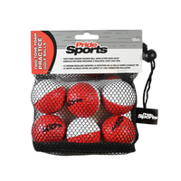 Packaging of the two tone foam practice balls.