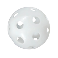 One singular Perforated practice golf ball