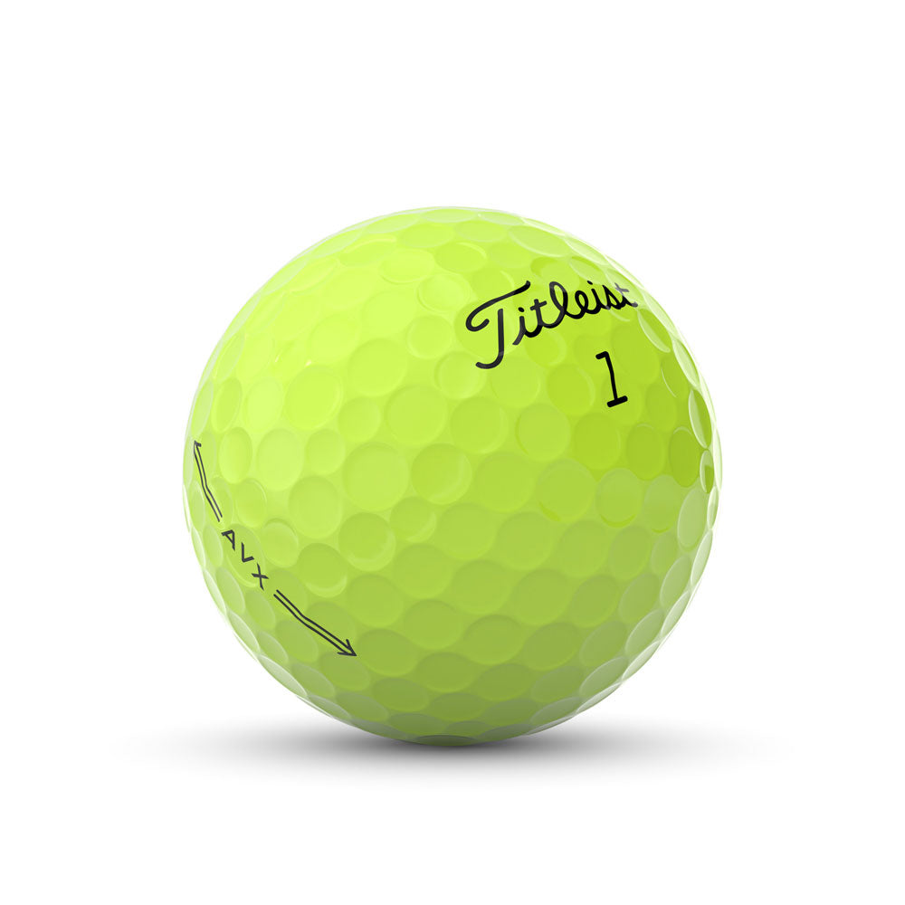 Titleist AVX Yellow - Custom Logo Imprint (Prior Generation)