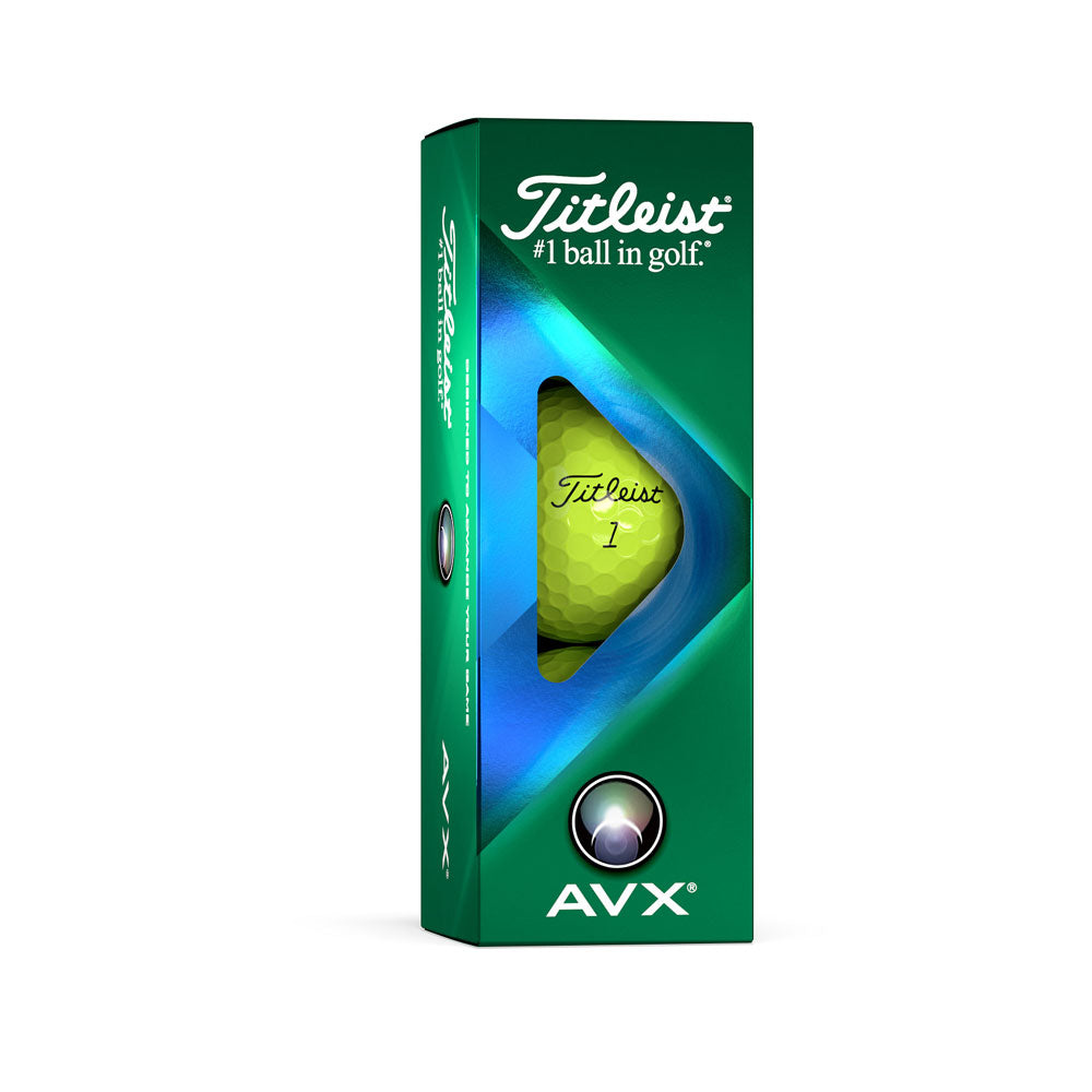 Titleist AVX Yellow - Custom Text Imprint