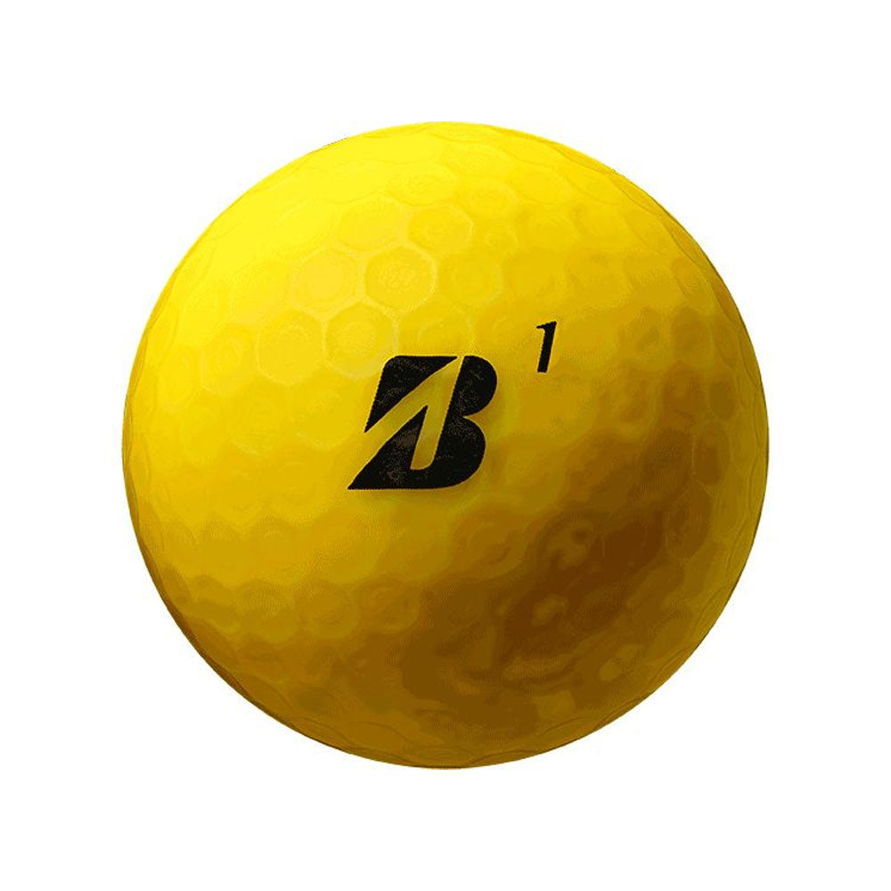 Bridgestone E12 Soft Golf Ball Matte Yellow - Plain